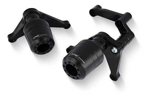 CNC Racing Frame crash protections, black - Ducati Panigale