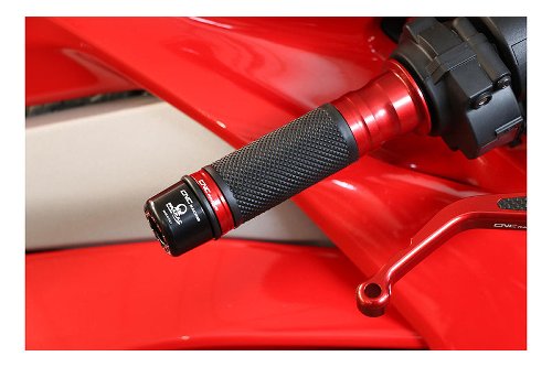 CNC Racing Grips, EVO, 2 pcs., 120 mm, red - universal