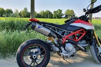 CNC Racing Porta targa regolabile, svizerro, nero - Ducati