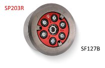 CNC Racing Piattello Spingidisco Frizioni ad olio, rosso -