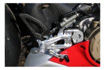 CNC Racing Adjustable rear sets RPS, folding, Carbonium,