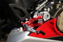 CNC Racing Adjustable rear sets RPS, folding, Carbonium,