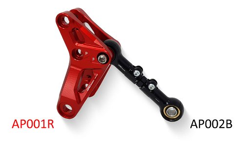 CNC Racing Rear suspension rocker arms, red - Ducati