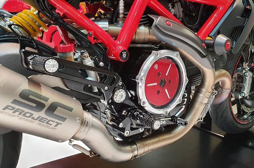 CNC Racing Distanzring für Ölbad-Kupplung, rot - Ducati