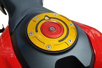 CNC Racing Tankdeckelflansch, Carbon, schwarz - Ducati