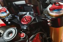 CNC Racing Piastre di sterzo, nero - Ducati Hypermotard SP