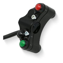 CNC Racing Left handlebar switch, Race use, black - Aprilia