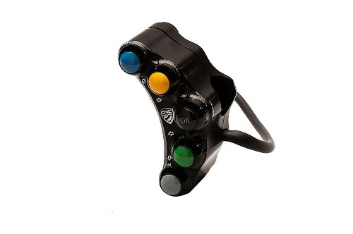 CNC Racing Pulsantiera sinistra, Versione Racing, nero -