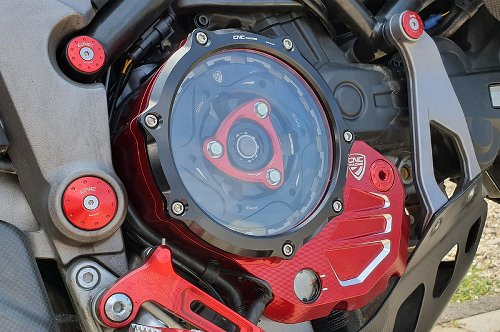 CNC Racing Clear cover oil bath clutch, BICOLOR,