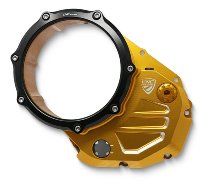 CNC Racing Clear cover oil bath clutch, BICOLOR, gold-black