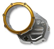 CNC Racing Clear cover oil bath clutch, BICOLOR, silver-gold