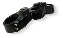 CNC Racing Triple clamps, Top yoke, Ø58mm, black - Ducati