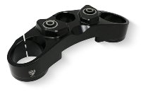 CNC Racing Triple clamps, Top yoke, Ø58mm, black - Ducati