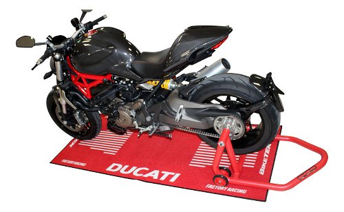 Ducati Motorradteppich rot, 190cm x 80cm