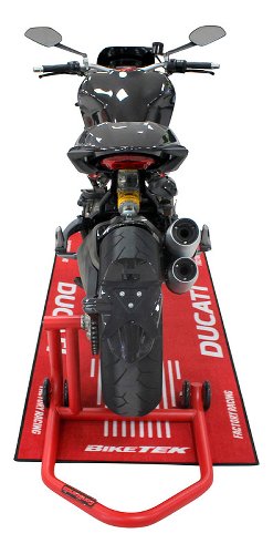 Ducati Tapis moto, rouge, 190cm x 80cm