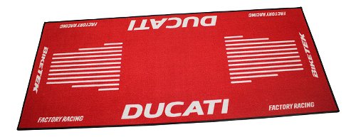 Ducati alfombra de moto, rojo, 190cm x 80cm