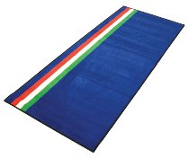 Motorcycle carpet, italian style, blue, 191cm x 81cm