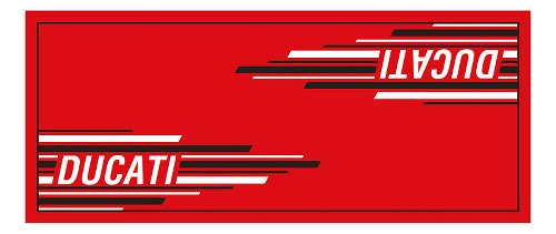 Ducati Motorcycle carpet, Stripes red, 190 x 80 cm