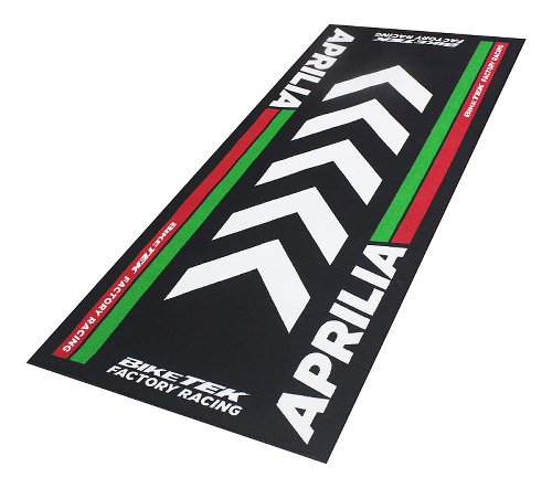 Aprilia tapis moto, couleurs italiens, 190 x 80 cm