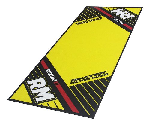 Suzuki tapis moto RM tout-terrain, jaune, 190 x 80 cm