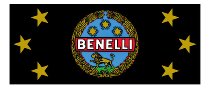 Benelli Motorcycle carpet, anthracite with stars, 190 x 80