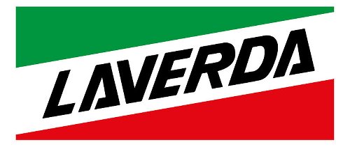 Laverda Alfombra de moto, bandera italiana/negro, 190 x 80