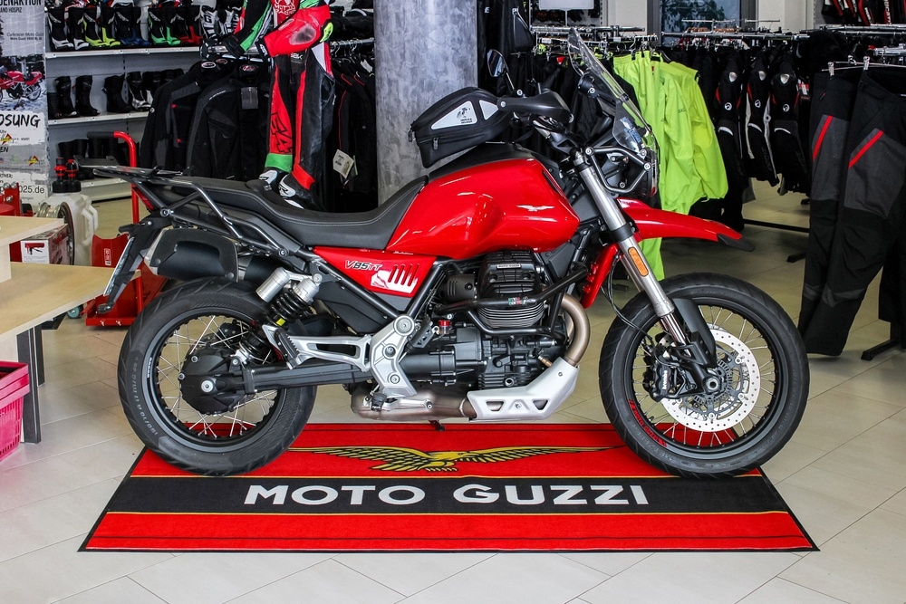 Moto Guzzi motorcycle rug 
