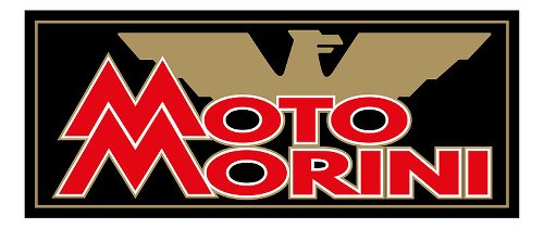 Moto Morini Motorcycle carpet with eagle, black/red/yellow,