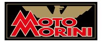 Moto Morini Motorcycle carpet with eagle, black/red/yellow,