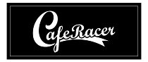 Motorradteppich, Cafe Racer Style 1, schwarz, 190cm x 80cm