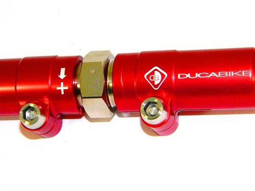 Ducabike Heckverstellung, rot - Ducati 848 / 1098 / 1198 /