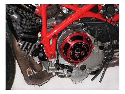 Ducabike Clutch cover, dry clutch, black - Ducati