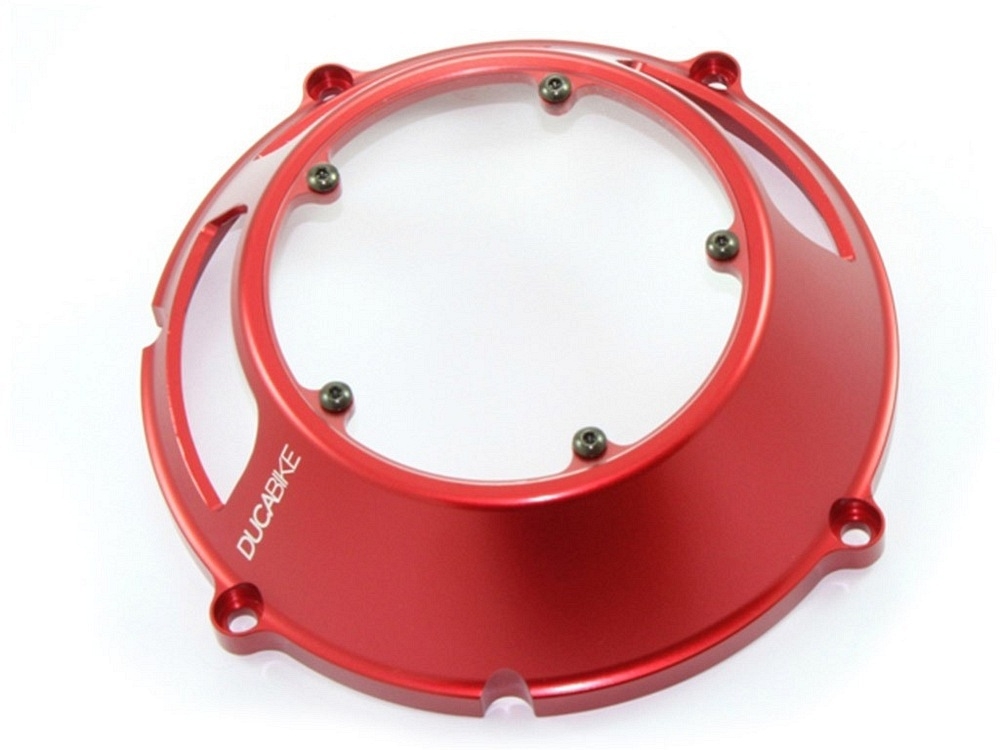 DBK/Ducabike Dry Clutch Cover, Red - for Ducati Spare Parts for 