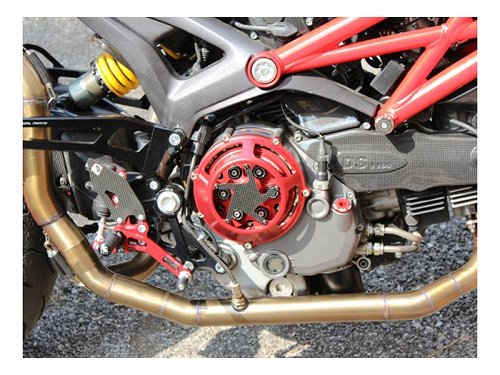 Ducabike Kupplungsdeckel, Trockenkupplung, rot - Ducati