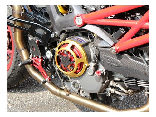 Ducabike Kupplungsdeckel, Trockenkupplung, rot - Ducati