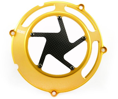 Ducabike Clutch cover, dry clutch, gold - Ducati