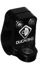 Ducabike Clamp, steering damper, black - Ducati 749 / 999 /