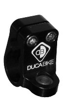 Ducabike Clamp, steering damper, black - Ducati 749 / 999 /