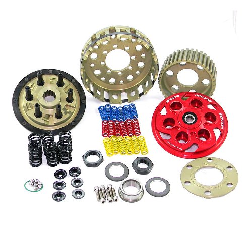 Ducabike Slipper clutch, 6 springs, clutch plate, red -