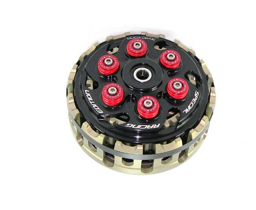 Ducabike Slipper clutch, 6 springs, clutch plate, black -