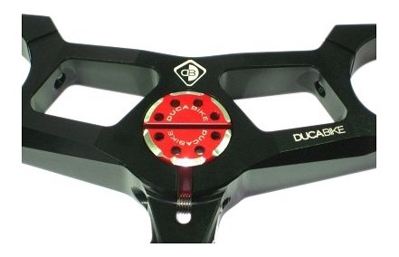 Ducabike steering nut, red - Ducati