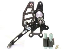 Ducabike Footpegs system, black - Ducati Multistrada 620 /