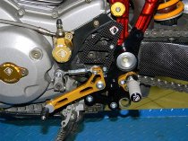 Ducabike Footpegs system Eco version, black - Ducati