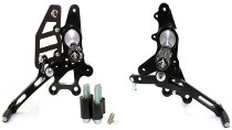 Ducabike Footpegs system Eco version, black - Ducati