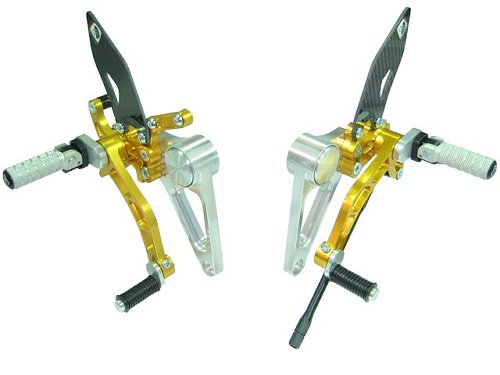 Ducabike Kit Pedal Ducati Monster S2R/S4R/S4RS Plata/Oro