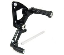 Ducabike Footpeg system Eco version, black - Ducati 748 /