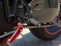 Ducabike Footpeg system Eco version, black - Ducati 848 /