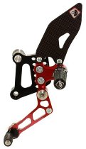 Ducabike Fußrastenanlage Eco Version, schwarz - Ducati 749 /