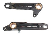 Ducabike Fußrastenanlage, schwarz - Ducati Monster