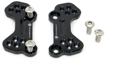 Ducabike Footpeg adapter for original footpegs, black -